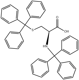 TRT-CYS(TRT)-OH Structural