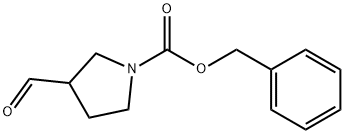 3-Formyl-pyrrolidine-1-carboxylicacidbenzylester Structural