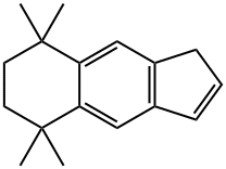 5,6,7,8-TETRAHYDRO-5,5,8,8-TETRAMETHYL-1H-BENZ[F]INDENE Structural