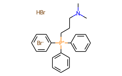 [3-(Dimethylamino)propyl]triphenylphosphonium bromide hydrobromide Structural Picture