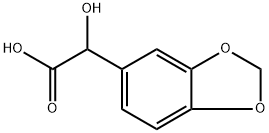 1,3-BENZODIOXOLE-5-GLYCOLIC ACID Structural