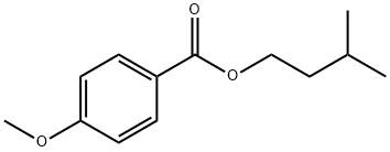 isopentyl p-anisate Structural