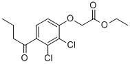 Ethyl(4-butyry-2,3-dichloro)phenoxyacetate Structural