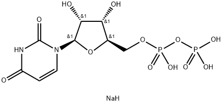 Uridine-5'-diphosphate disodium salt Structural