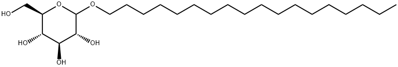 octadecyl D-glucoside Structural