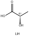 L-LACTIC ACID LITHIUM SALT Structural