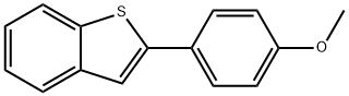 2-(4-Methoxyphenyl)benzothiophene Structural