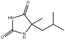 5-ISO-BUTYL-5-METHYLHYDANTOIN Structural