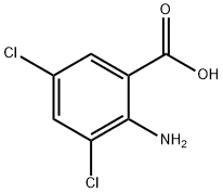 3,5-Dichloroanthranilic acid Structural