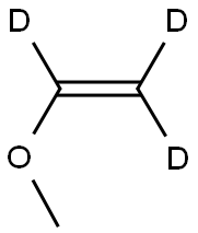 METHYL VINYL-D3 ETHER Structural