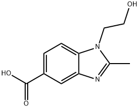 1-(2-HYDROXY-ETHYL)-2-METHYL-1H-BENZOIMIDAZOLE-5-CARBOXYLIC ACID