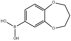 3,4-DIHYDRO-2H-1,5-BENZODIOXEPIN-7-YLBORONIC ACID Structural