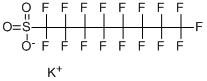 Potassium heptadecafluoro-1-octanesulfonate Structural