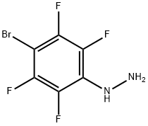 4-BROMOTETRAFLUOROPHENYLHYDRAZINE Structural