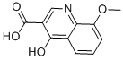 4-HYDROXY-8-METHOXYQUINOLINE-3-CARBOXYLIC ACID Structural