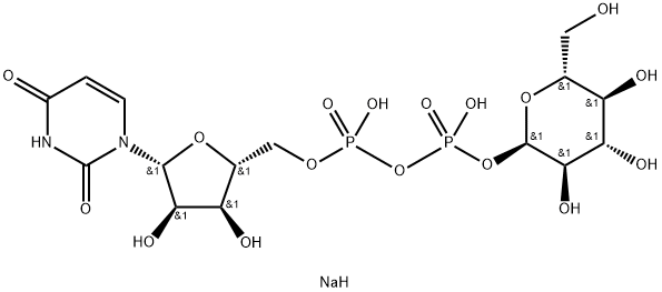 Uridine 5'-diphosphoglucose disodium salt Structural Picture