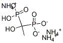 triammonium hydrogen (1-hydroxyethylidene)bisphosphonate Structural