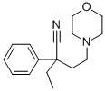 BUTYRONITRILE, 2-(2-MORPHOLINOETHYL)-2-PHENYL- Structural