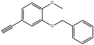 3-BENZYLOXY-1-ETHYNYL-4-METHOXY-BENZENE Structural