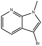 1-METHYL-3-BROMO-7-AZAINDOLE Structural