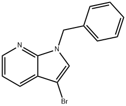 1-BENZYL-3-BROMO-7-AZAINDOLE Structural