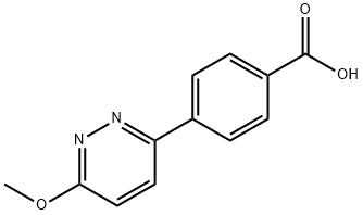 4-(6-METHOXYPYRIDAZIN-3-YL)BENZOIC ACID Structural