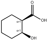rel-(1R*,2S*)-2-Hydroxy-1-cyclohexanecarboxylic acid Structural