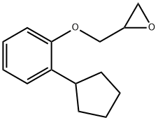 Oxirane, ((2-cyclopentylphenoxy)methyl)- Structural