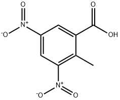 3,5-Dinitro-2-methylbenzoic acid Structural