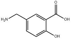 5-AMINOMETHYL-2-HYDROXY-BENZOIC ACID Structural