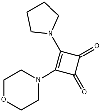 3-MORPHOLINO-4-TETRAHYDRO-1H-PYRROL-1-YLCYCLOBUT-3-ENE-1,2-DIONE Structural