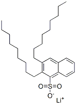 lithium dinonylnaphthalenesulphonate Structural