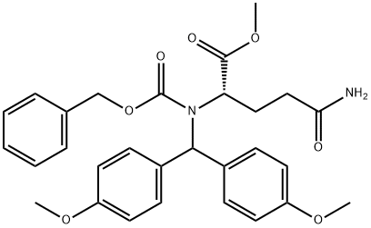 N-ALPHA CARBOBENZOXY-N-GAMMA-(4,4'-DIMETHOXY)BENZHYDRYL-L-GLUTAMINE ALPHA-METHYL ESTER