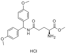 N-DELTA-(4,4'-DIMETHOXY)BENZHYDRYL-L-GLUTAMINE METHYL ESTER HYDROCHLORIDE,N-DELTA-4,4'-DIMETHOXYDITYL-L-GLUTAMINE METHYL ESTER HYDROCHLORIDE