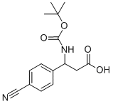 3-N-Boc-3-(4-cyanophenyl)propionic acid