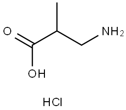 rac-3-AMinoisobutyric Acid Hydrochloride Structural
