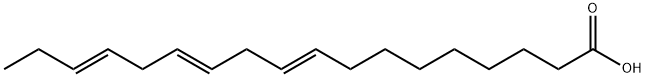 (9E,12E,15E)-OCTADECA-9,12,15-TRIENOIC ACID Structural Picture