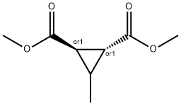 DIMETHYL 3-METHYL-TRANS-1,2-CYCLOPROPANEDICARBOXYLATE Structural