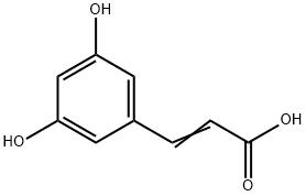 3,5-dihydroxycinnamic acid Structural