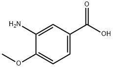 3-Amino-4-methoxybenzoic acid Structural