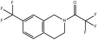 Isoquinoline, 1,2,3,4-tetrahydro-2-(trifluoroacetyl)-7-(trifluoroMethyl)- Structural