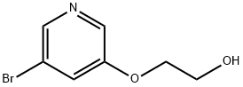 5-BROMO-3-(2-HYDROXYETHOXY)-PYRIDINE Structural