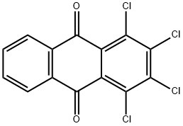 1,4,5,8-Tetrachloroanthraquinone Structural