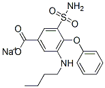 sodium 3-(aminosulphonyl)-5-(butylamino)-4-phenoxybenzoate         Structural