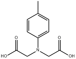 N.N-Di(carboxymethyl)-4-methylanilin Structural