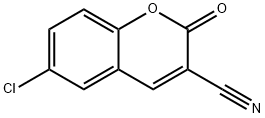 6-Chloro-3-cyanocoumarin Structural