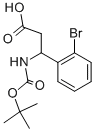 3-(2-Bromo-phenyl)-3-tert-butoxycarboxycarbonylamino-propionic acid