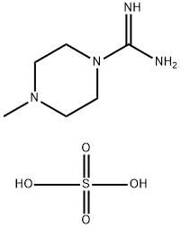 4-METHYLPIPERAZINE-1-CARBOXAMIDINE HEMISULFATE Structural