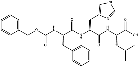 Z-PHE-HIS-LEU-OH Structural