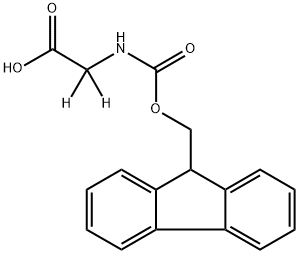 GLYCINE-2,2-D2-N-FMOC Structural